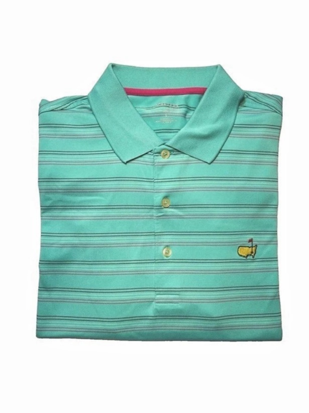 Masters Tech Men’s polo Shirt L Large short sleeve Like New